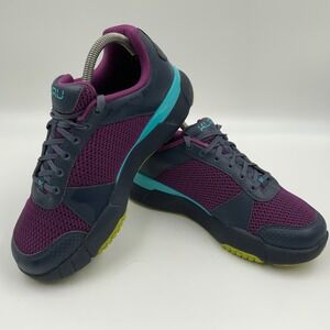 Kuru Quantum Womens 8.5 Purple Navy Blue Walking Running Shoes 20710385
